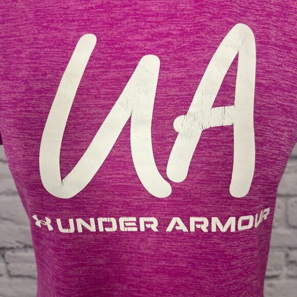 Under Armour Pink Women's T-Shirt - Picture 2 of 7